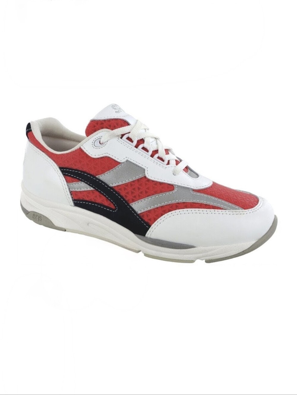 SAS Tour Mesh LT Lace Up Comfort Supportive Leather Sneakers Size 9.5M White EUC